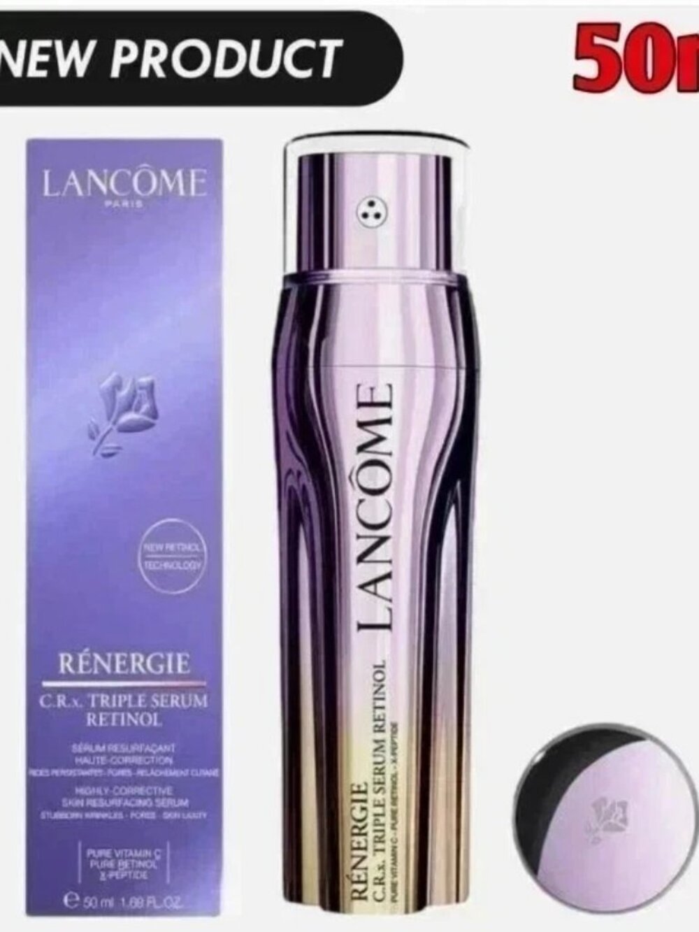 Lancome Renergie C.R.x Triple Serum Retinol 1.7oz
